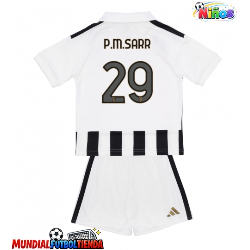 Camiseta Juventus Pape Matar Sarr #29 Primera Equipación Replica 2026-27 para niños mangas cortas (+ Pantalones cortos)